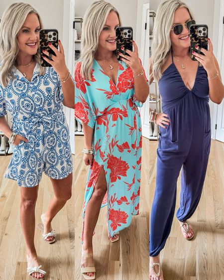 CUPSHE haul! These would all make great vacation outfits! 
I’m in size medium in the romper and swimsuits. I’m in size small in the maxi dress and jumpsuit. Everything runs TTS. 
Use code LOVELYLIFE15 for 15% off sitewide on orders $65+ or code LOVELYLIFE20 for 20% off sitewide on orders $109+
One piece swimsuit 
Cover ups 
Vacation outfits 
Maxi dress 
Casual jumpsuit 


#LTKStyleTip #LTKFindsUnder50 #LTKSeasonal