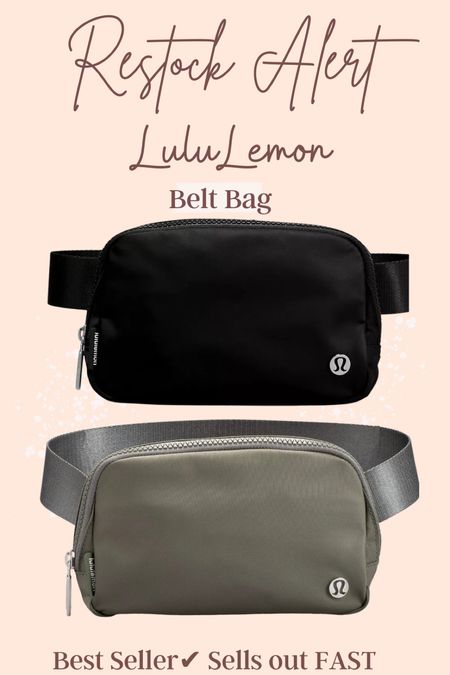 Restock alert 
Lululemon 
Belt bag

Best seller!   $38
Great for Travel, makes a great gift🌸

Love it for walking or running errands 

, 

#LTKtravel #LTKfit #LTKunder50