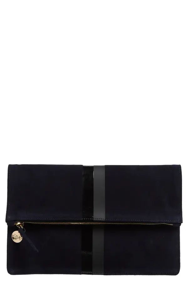 Margot Suede Foldover Clutch | Nordstrom