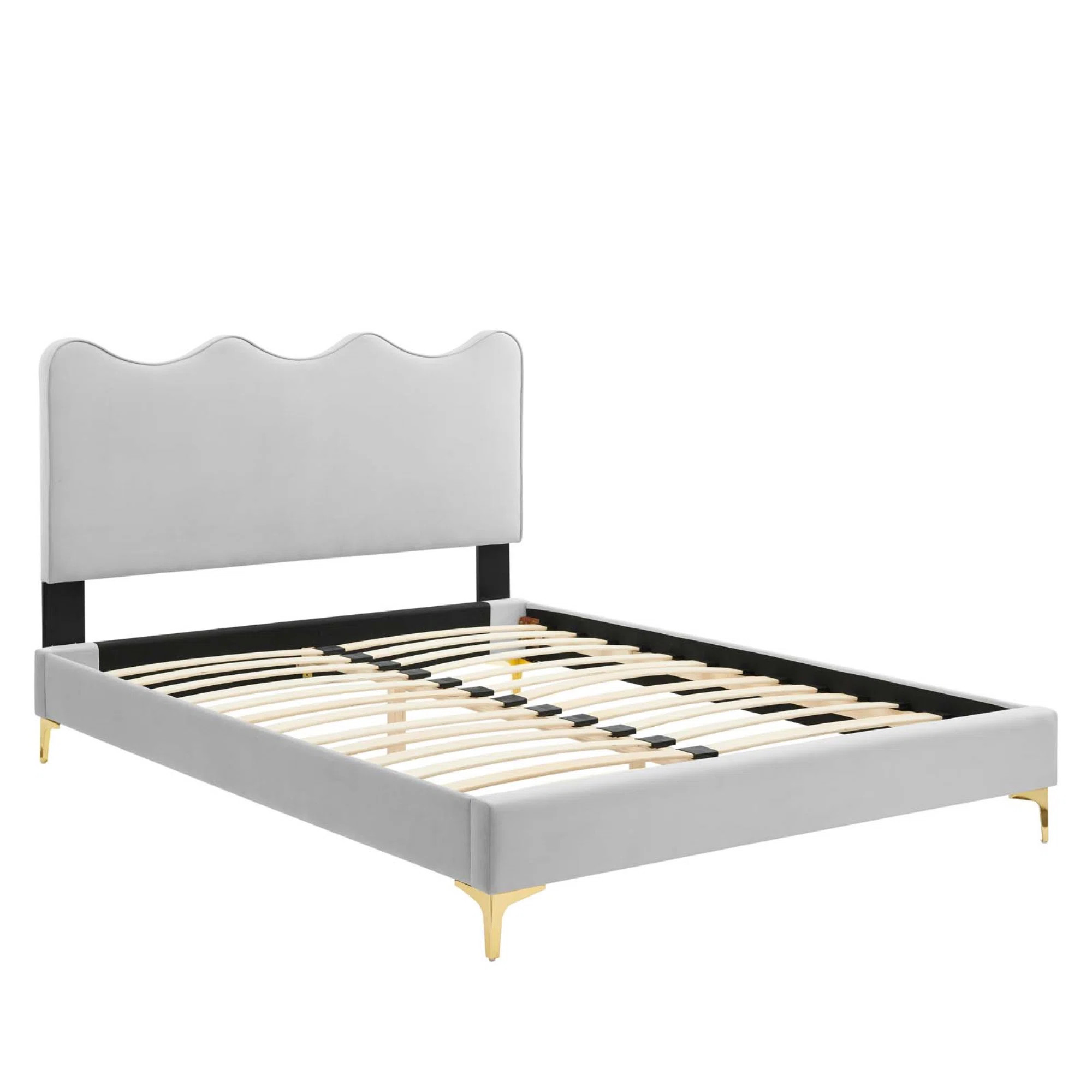 Modway Current Performance Velvet Platform Bed | Wayfair North America