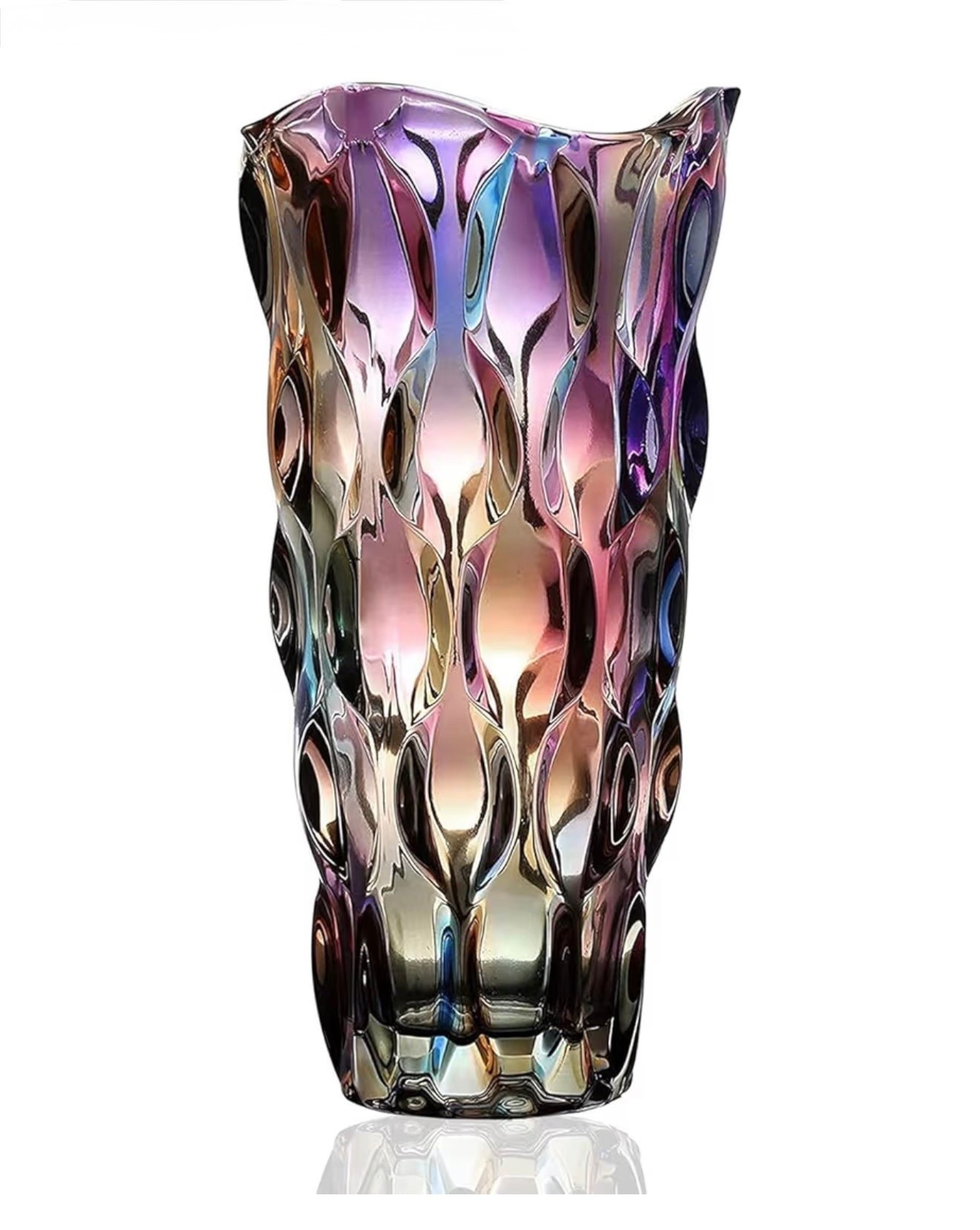 CEMABT Glass Vases for Flowers，Thickened 3.4 lb Morden vases for Tables Centerpieces, vase for Home Decor, Crystal,Colorful and Clear Rose Large Vases Christmas Day Gifts(Heavy Duty)

#LTKHome #LTKHoliday #LTKGiftGuide