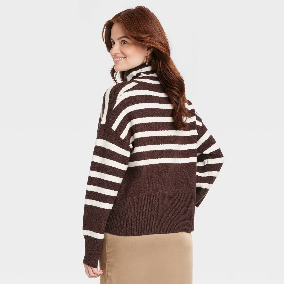 Women's Mock Turtleneck Pullover Sweater - A New Day™ | Target