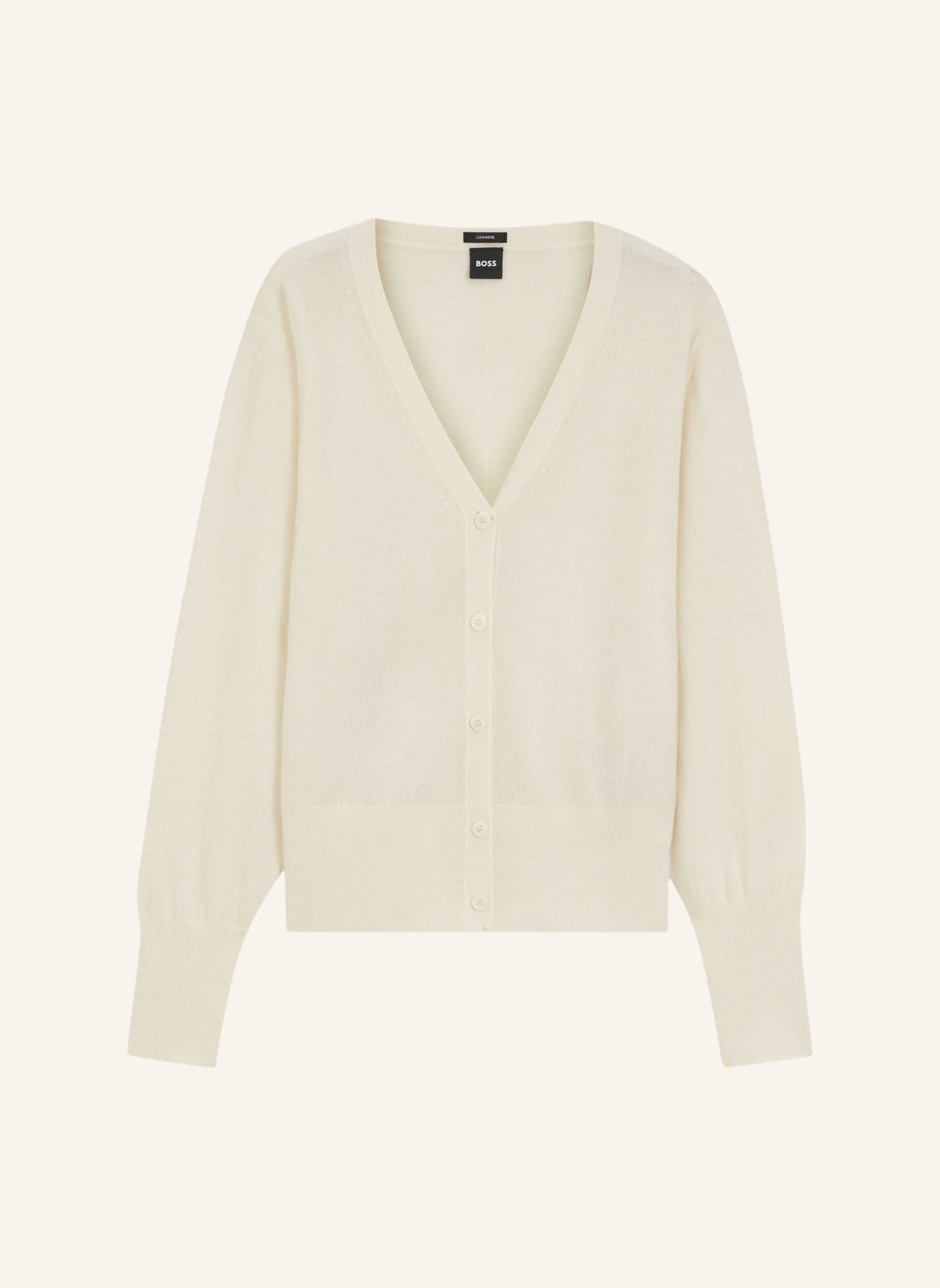 BOSS Strickjacke FUVRONA Relaxed Fit in weiss | Breuninger (DACH)