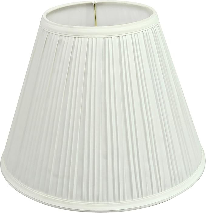 Aspen Creative 59101A Empire Uno Lamp Shade in Powder White, 5" Top x 10" Bottom x 8" Slant Heigh... | Amazon (US)