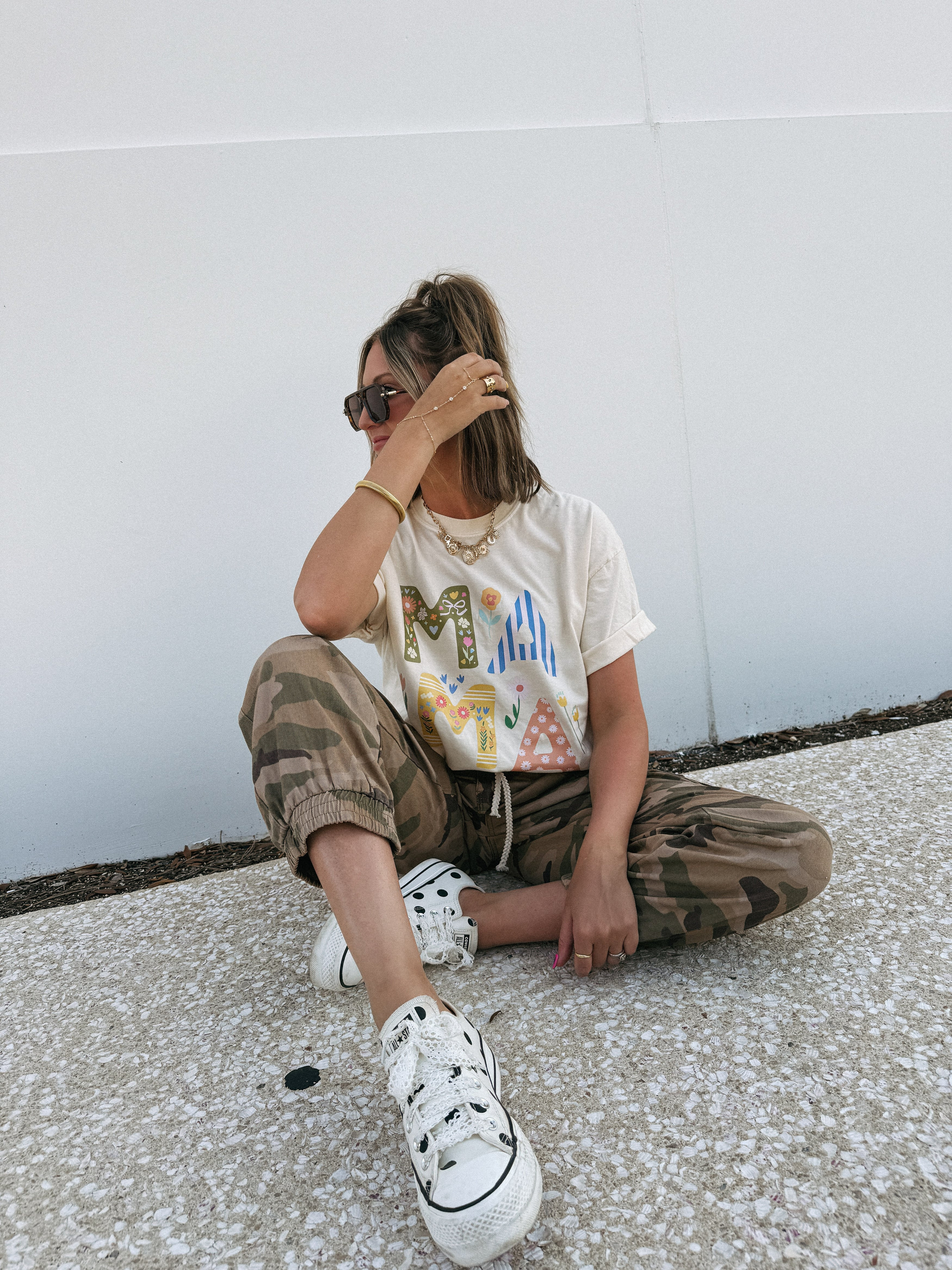 ETTA OG | floral mama graphic tee - ivory | Etta & East