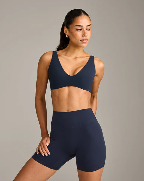 SoftMotion™ Scoop Back Bralette with Gray Logo 
 True Blue | Oner Active (UK / US)