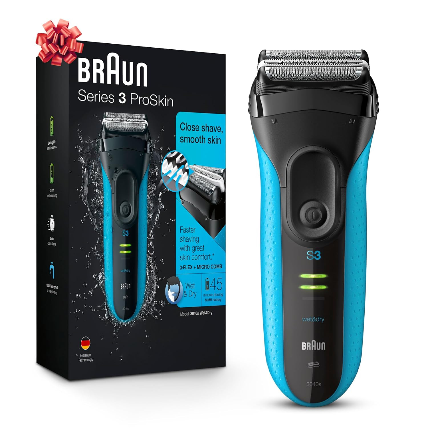 Braun Electric Series 3 Razor with Precision Trimmer, Rechargeable, Wet & Dry Foil Shaver for Men... | Amazon (US)