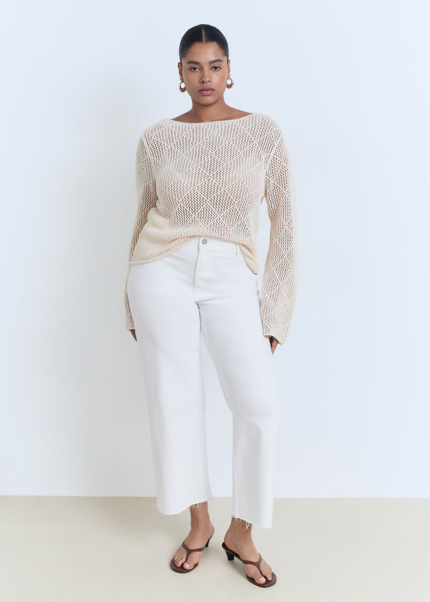 Catherin culotte high-rise jeans - Women | MANGO United Kingdom | MANGO (UK)