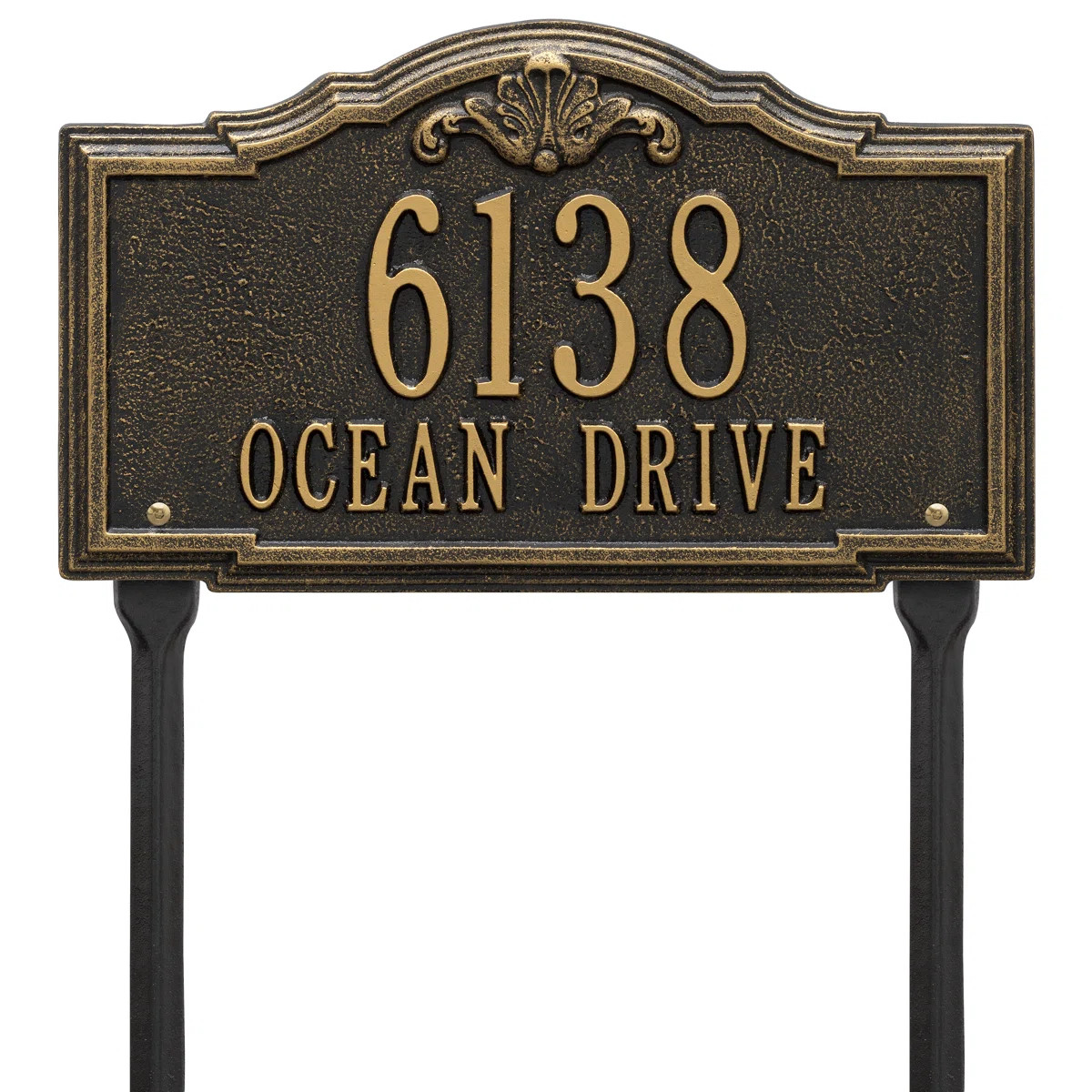 Gatewood Personalized Standard 2-Line Lawn Address Sign | Birch Lane