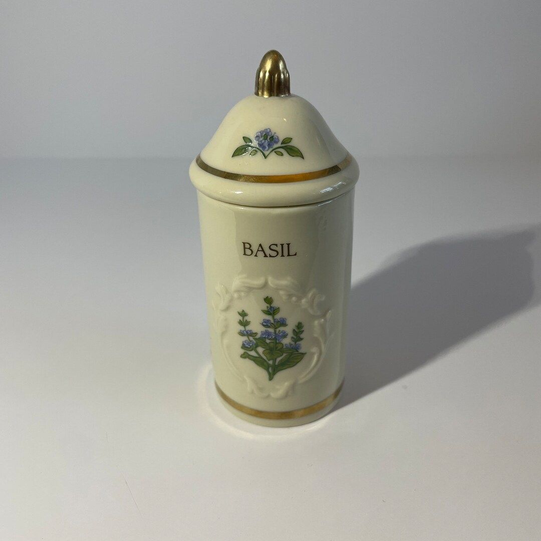 Basil Spice Jar Individual Jar & LidSpice Garden | Etsy (US)