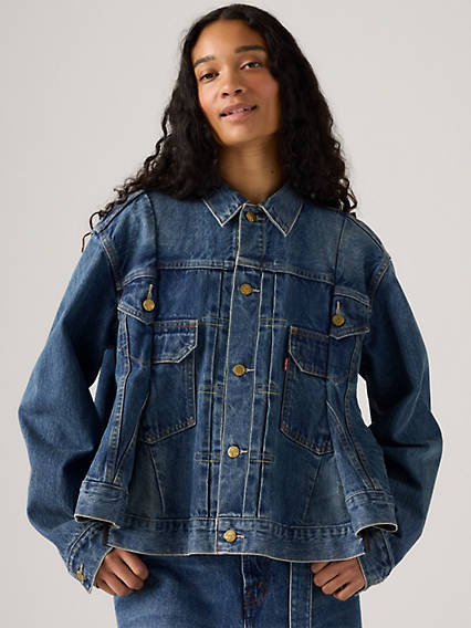 Levi's Levi's x sacai Denim Jacket - Women's - S - Blue | Levi's UK