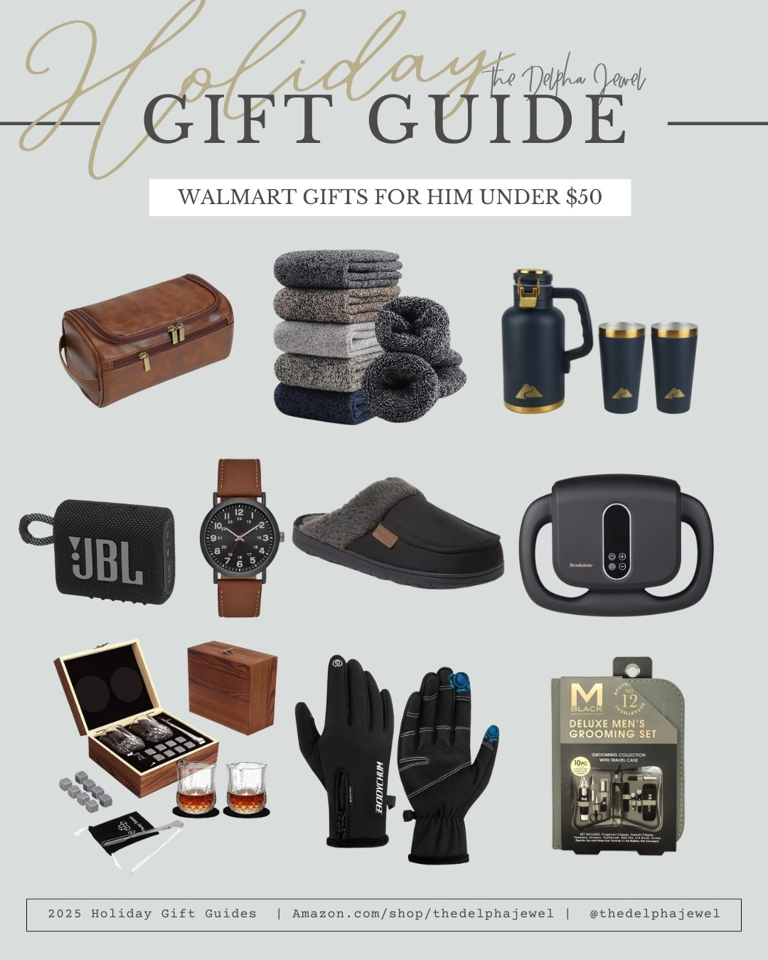 Walmart holiday gifts for him under $50! 

Gifts for him, Walmart gifts, affordable gifts  

#LTKHoliday #LTKGiftGuide #LTKFindsUnder50