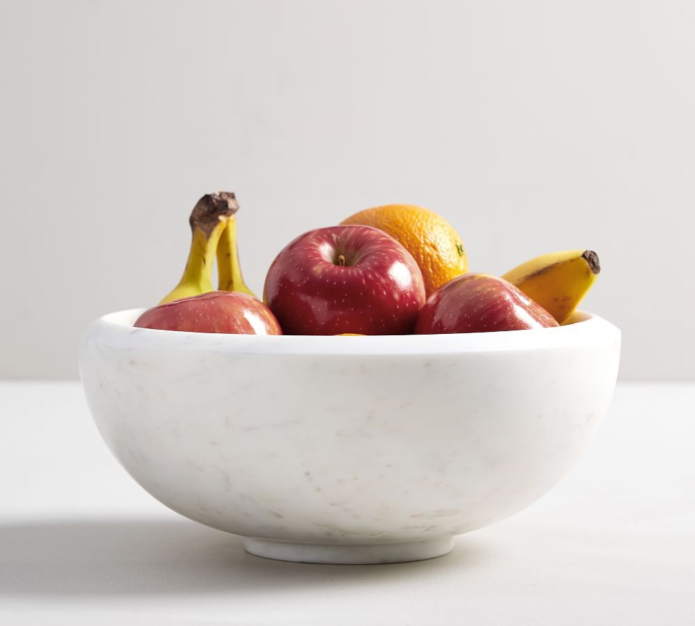 White Marble Fruit Bowl | Pottery Barn (US)