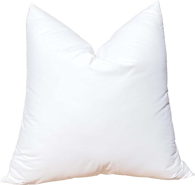 Pillowflex Synthetic Down Pillow Insert - 24x24" Down Alternative Pillow, Insert for Small Square... | Amazon (US)