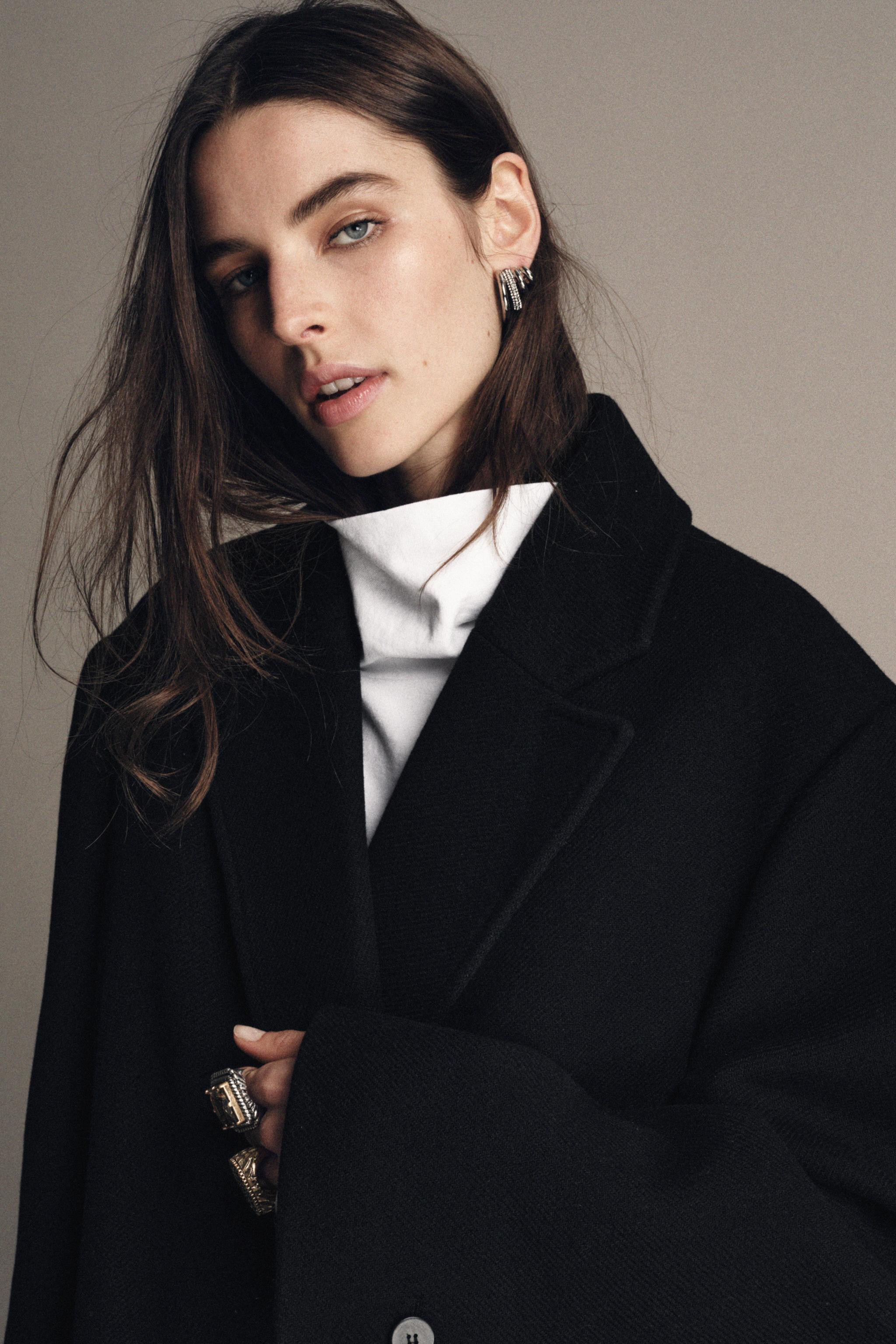 WOOL BLEND COAT ZW COLLECTION | Zara UK