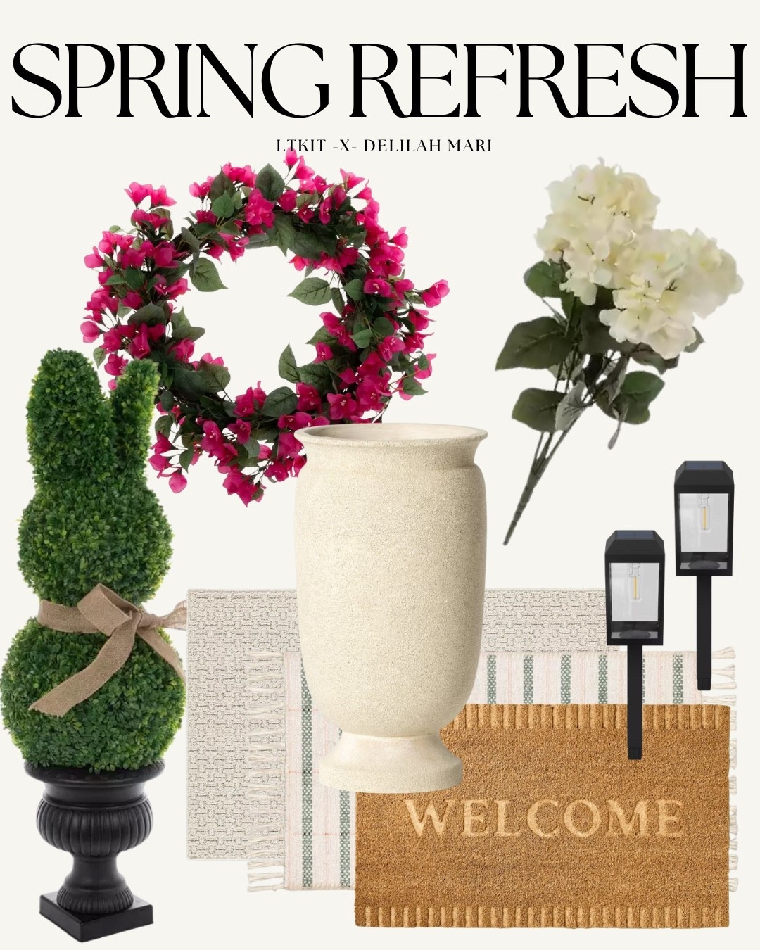 Updating my front porch with some spring items🌷