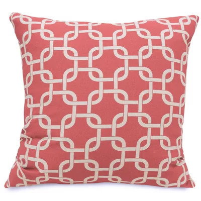 Coral Links Square Cotton Throw Pillow | Wayfair North America