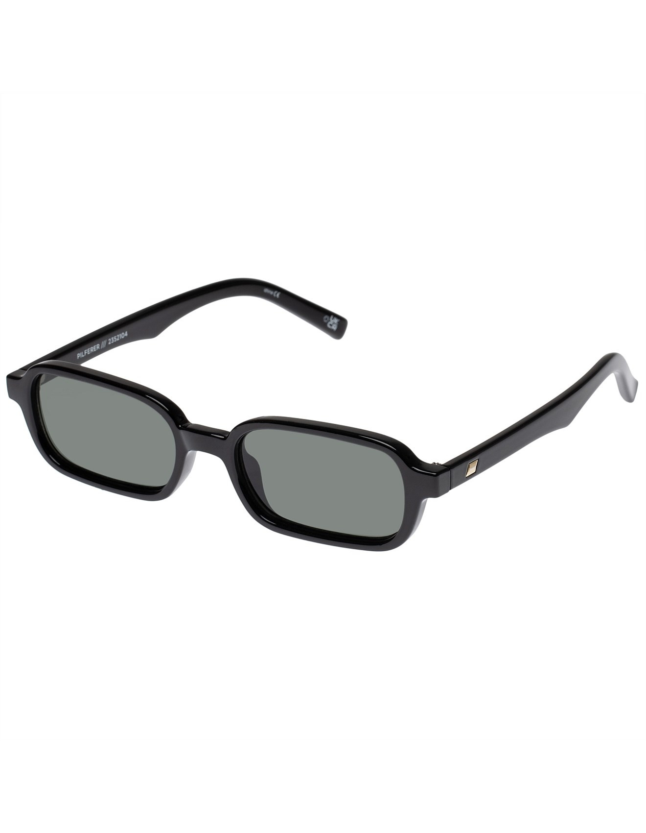 PILFERER BLACK RECTANGLE Sunglasses | David Jones (Australia & New Zealand)