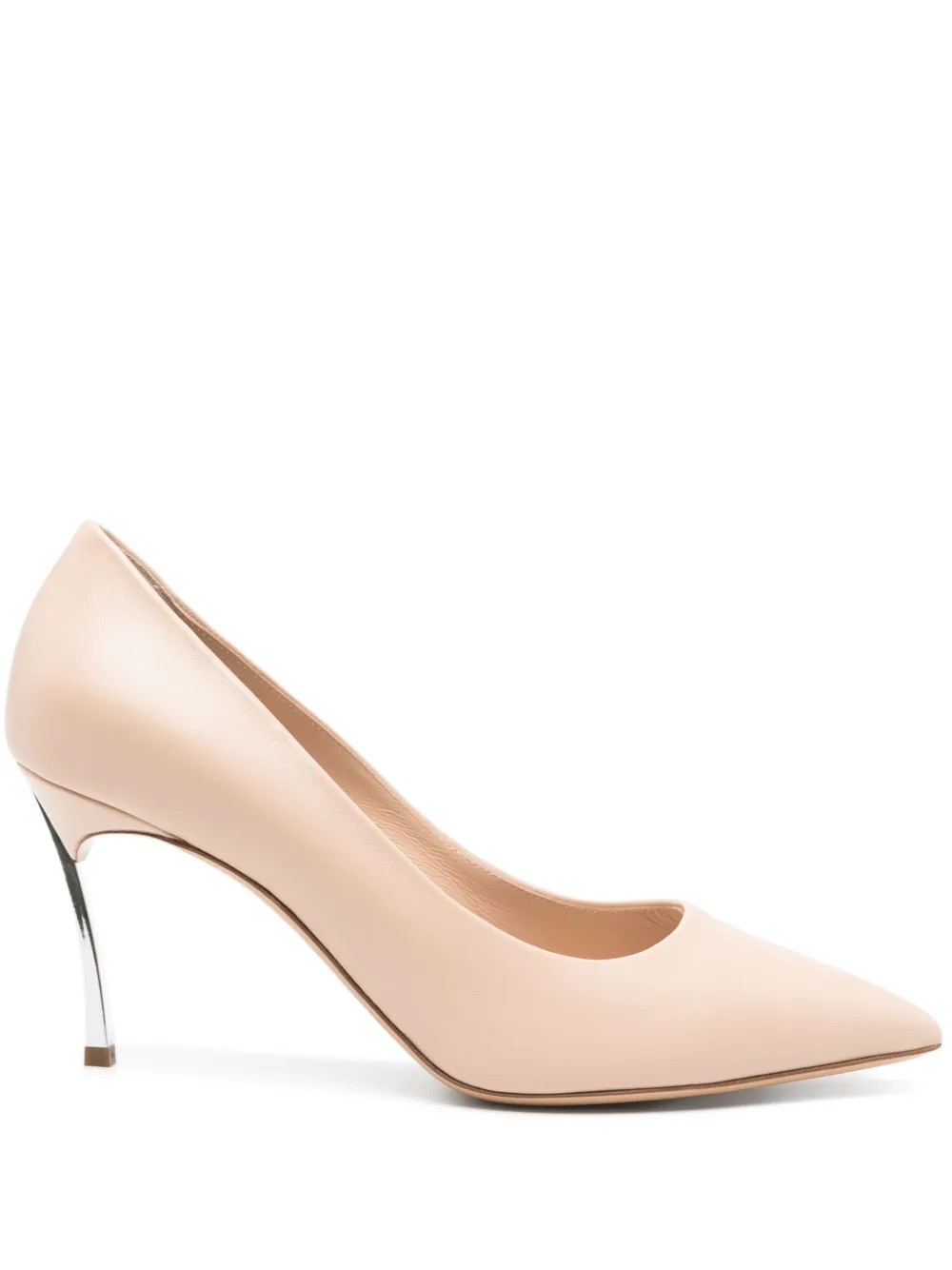 Casadei 90mm Leather Pumps | Neutrals | FARFETCH SI | Farfetch Global