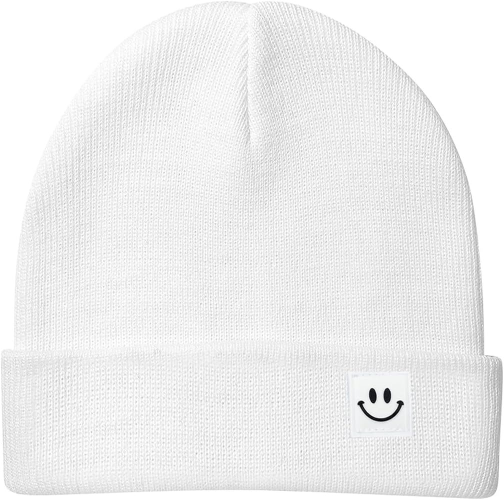 AJG Toddler Kids Beanie Caps,Soft Warm Baby Knitted Winter Hat for Boys Girls | Amazon (US)