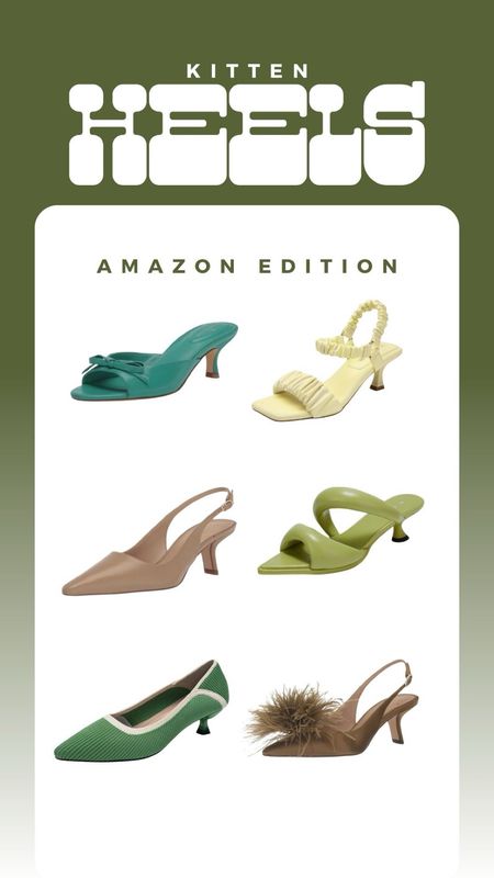 Kitten heels, spring heels, Amazon fashion, Amazon heels 

#LTKfindsunder100 #LTKGiftGuide #LTKstyletip