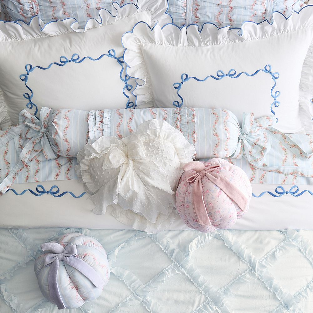 LoveShackFancy Windsor Rose Pumpkin Pillow | Pottery Barn Teen
