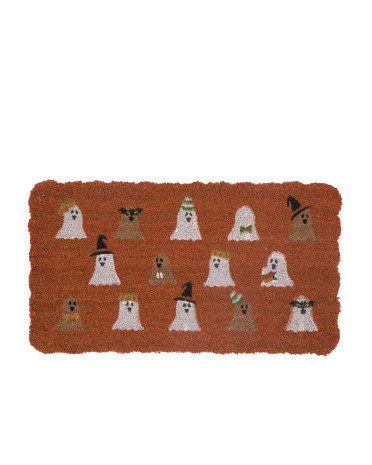 20X36 Ghost Scalloped Doormat | TJ Maxx