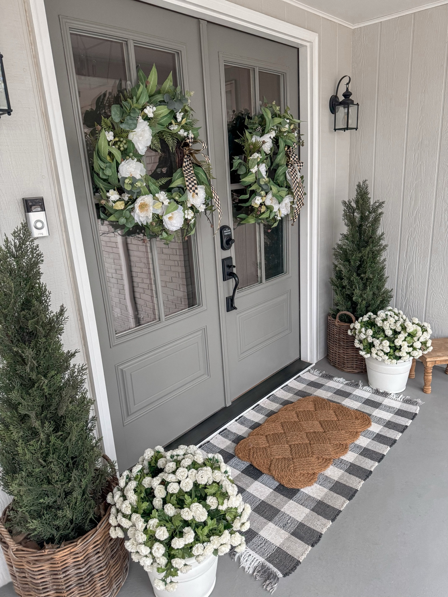 I’m def ready for warmer weather! So much so that I put up these gorg @mackenziechilds wreaths weeks ago! 

#LTKHome #LTKSeasonal