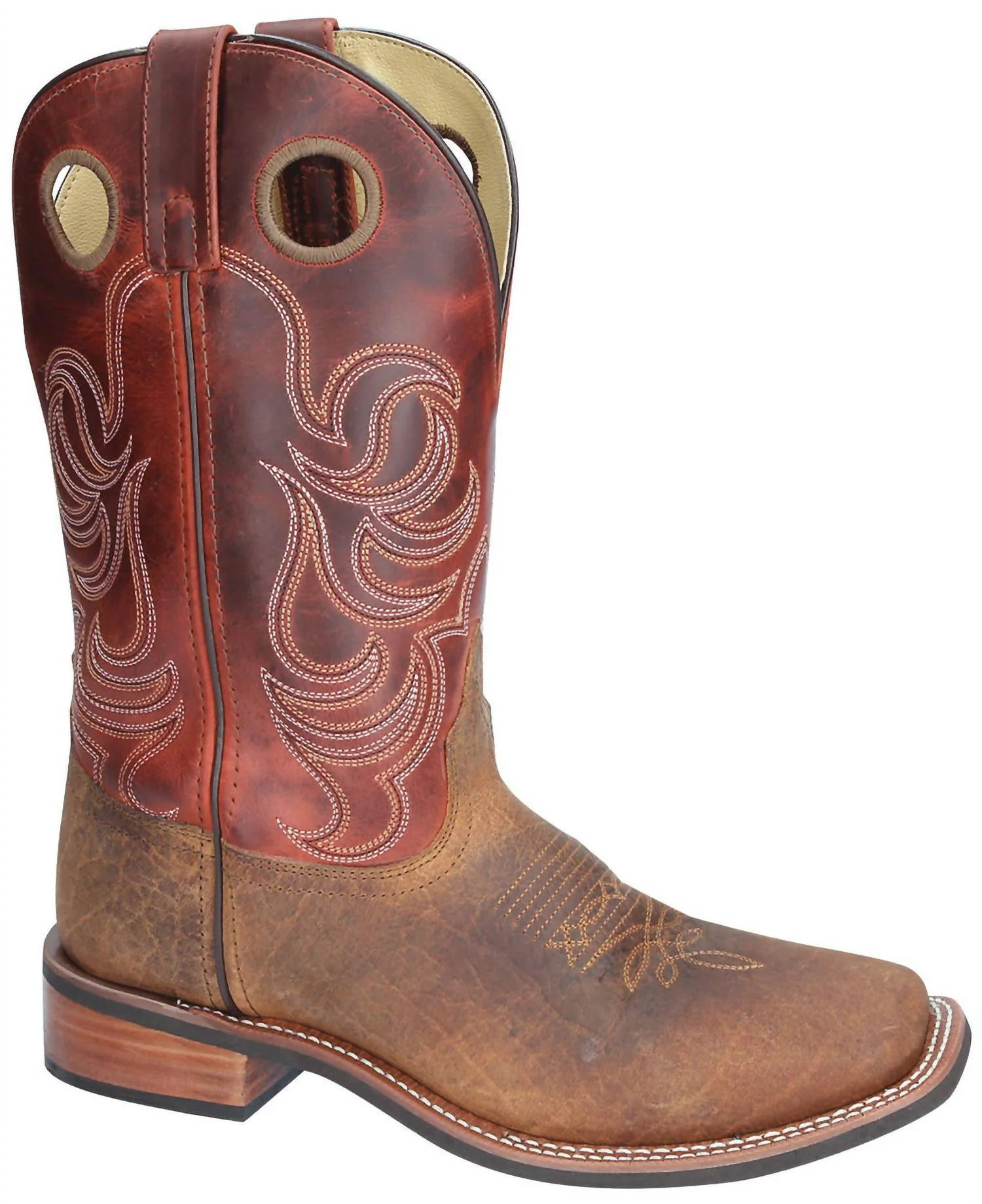 Timber Men's Cowboy Boot In Brown/burnt Apple | Shop Simon