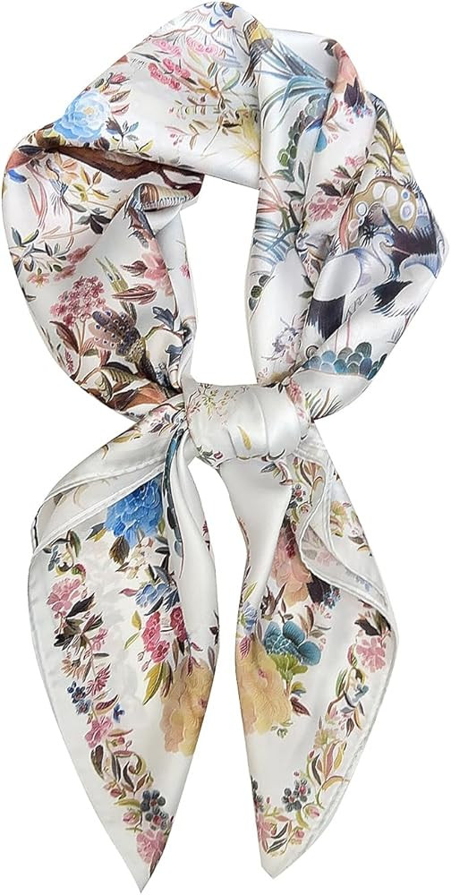 MEISEE 100% Pure Mulberry Silk Scarf 27"'x27(in) Square Scarf Head Scarf Neck scarf Headscarf for... | Amazon (US)