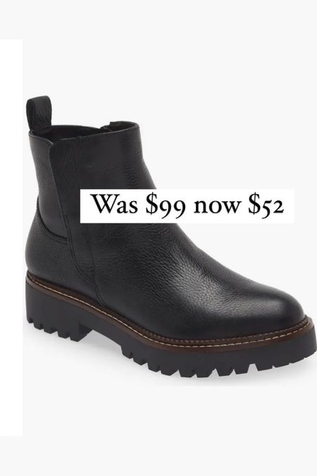 Nordstrom boots was $99 now $52!


#LTKCyberSaleUK
