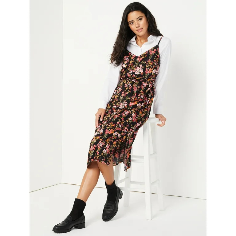 Time and Tru Women's Slip Dress - Walmart.com | Walmart (US)