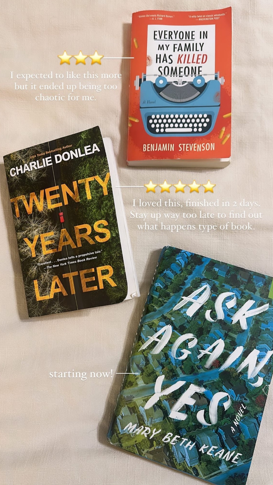 What I’m reading lately 📚

#LTKSeasonal #LTKTravel #LTKHome