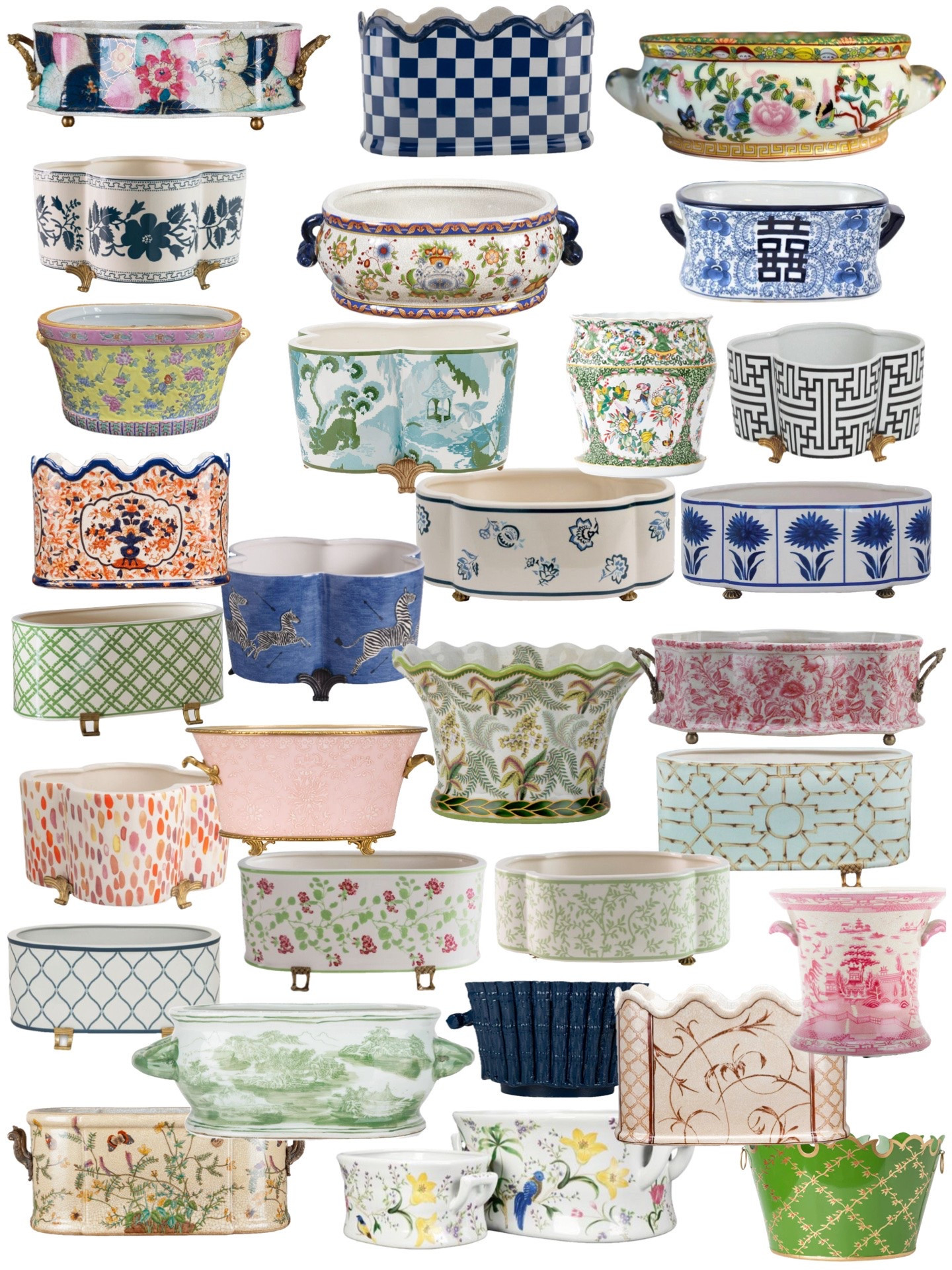 Chinoiserie footbath planters! All new planters so plenty in stock! 

#footbathplanters #planters

#LTKHome