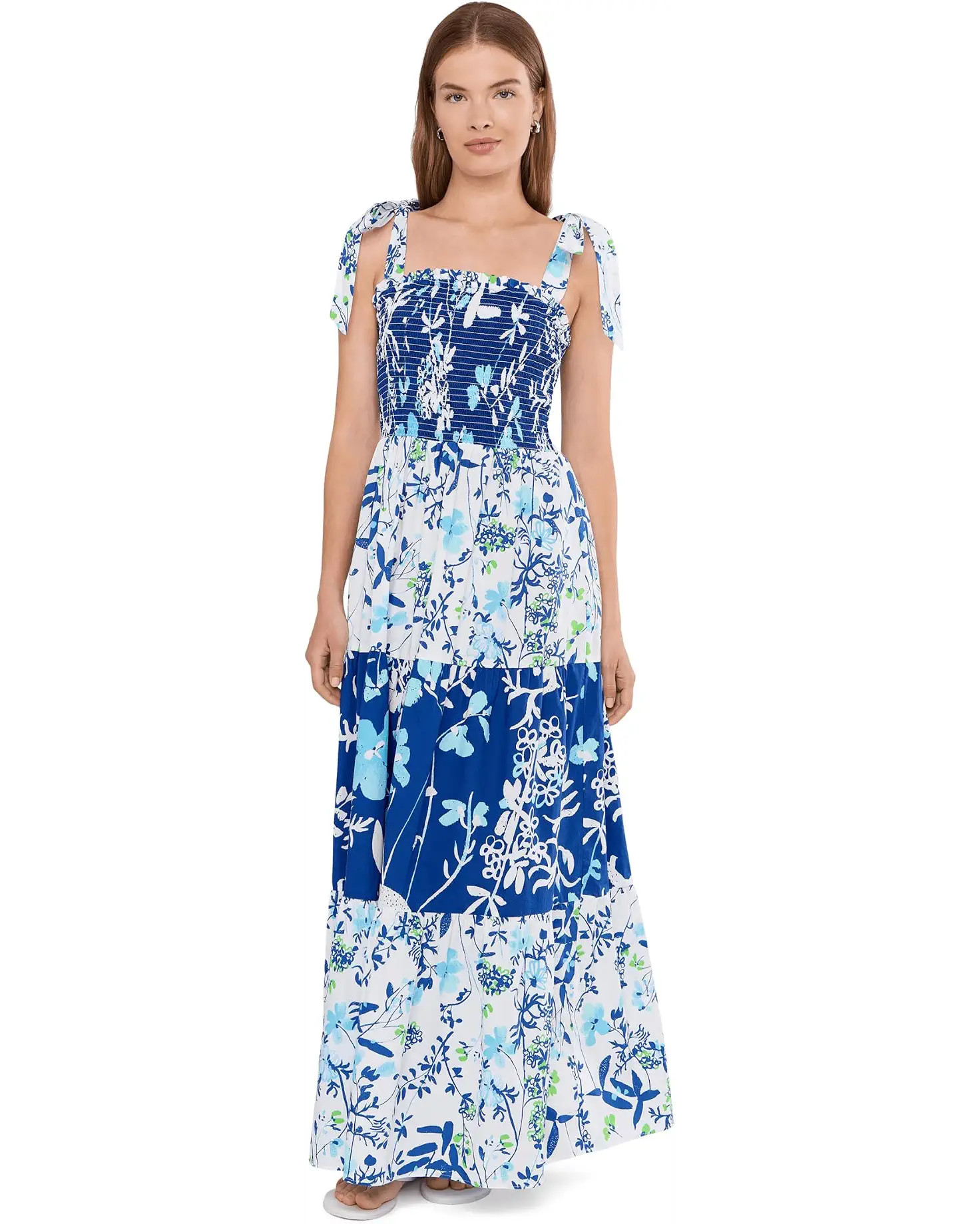 Women's Lilly Pulitzer Athyn Smocked Maxi Dress | Zappos.com