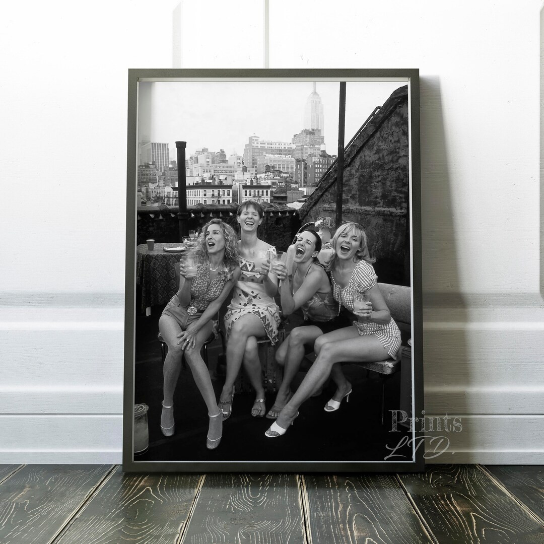 Sex and the City Rooftop Party Scene Art Print | TV Shows Wall Art, Home Decor, Posters, Pictures... | Etsy (US)