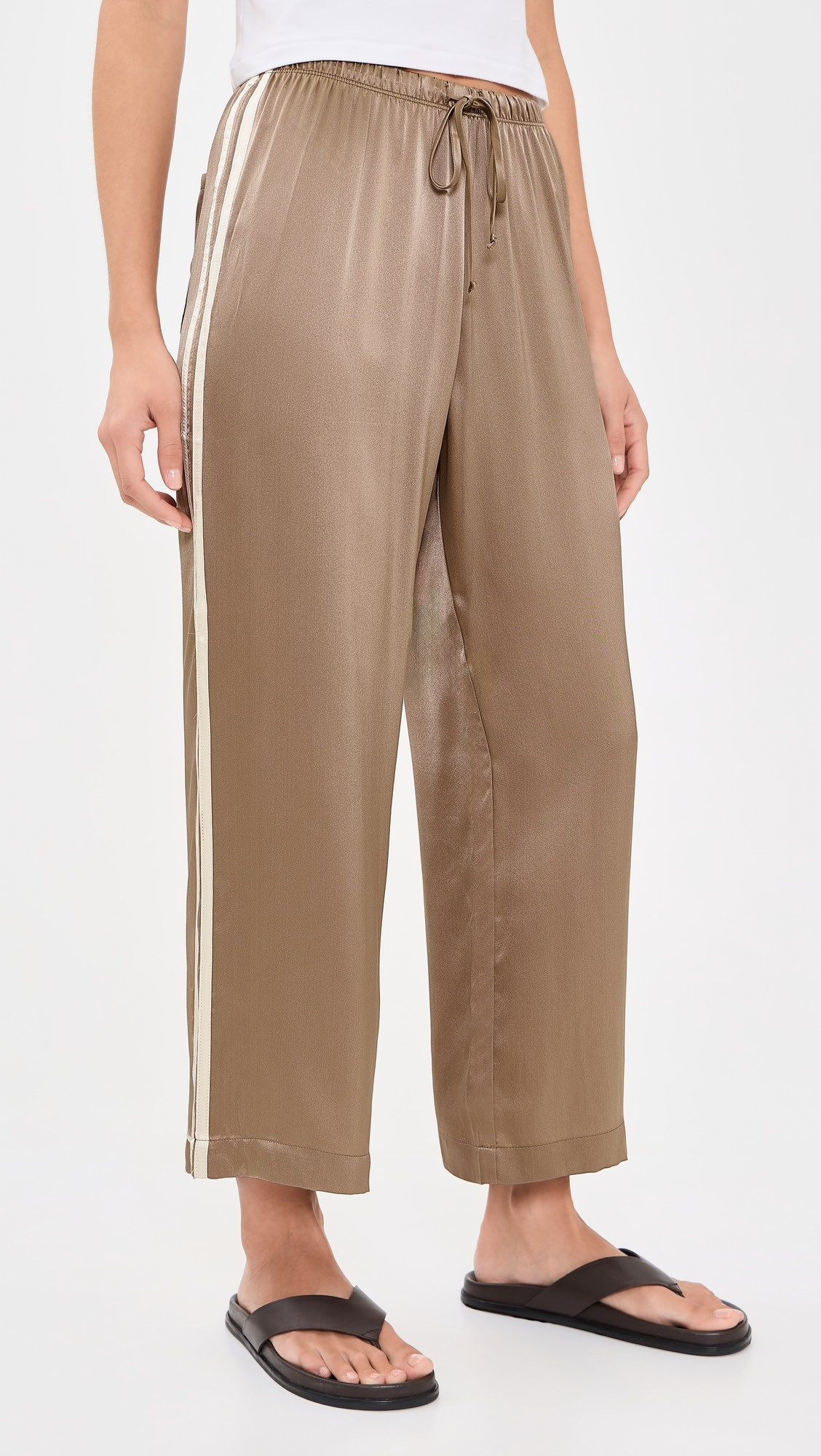 DONNI. The Silk Stripe Crop Pants | Shopbop | Shopbop