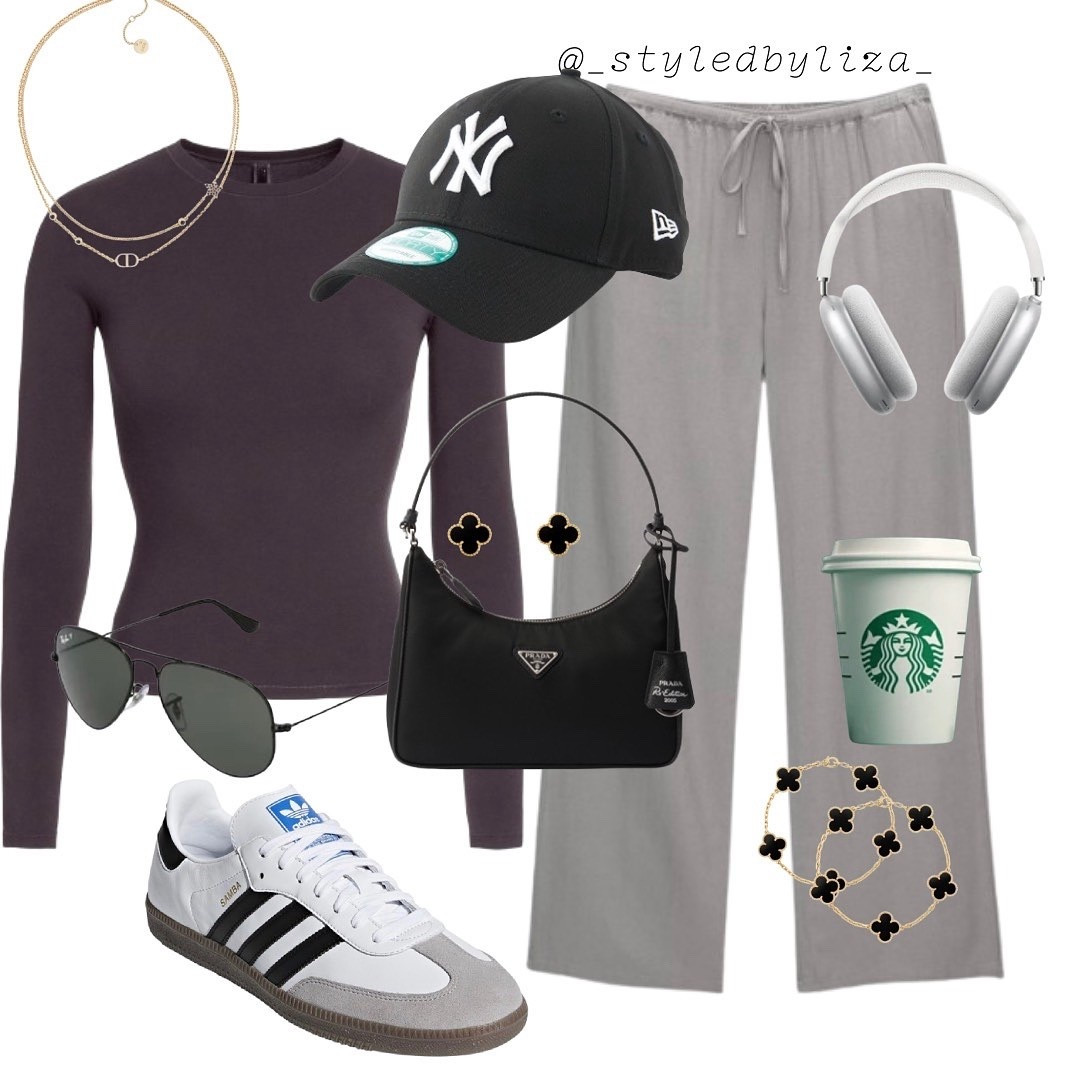 Summer to Fall Transition Outfit 🩶💜

#LTKSeasonal #LTKStyleTip