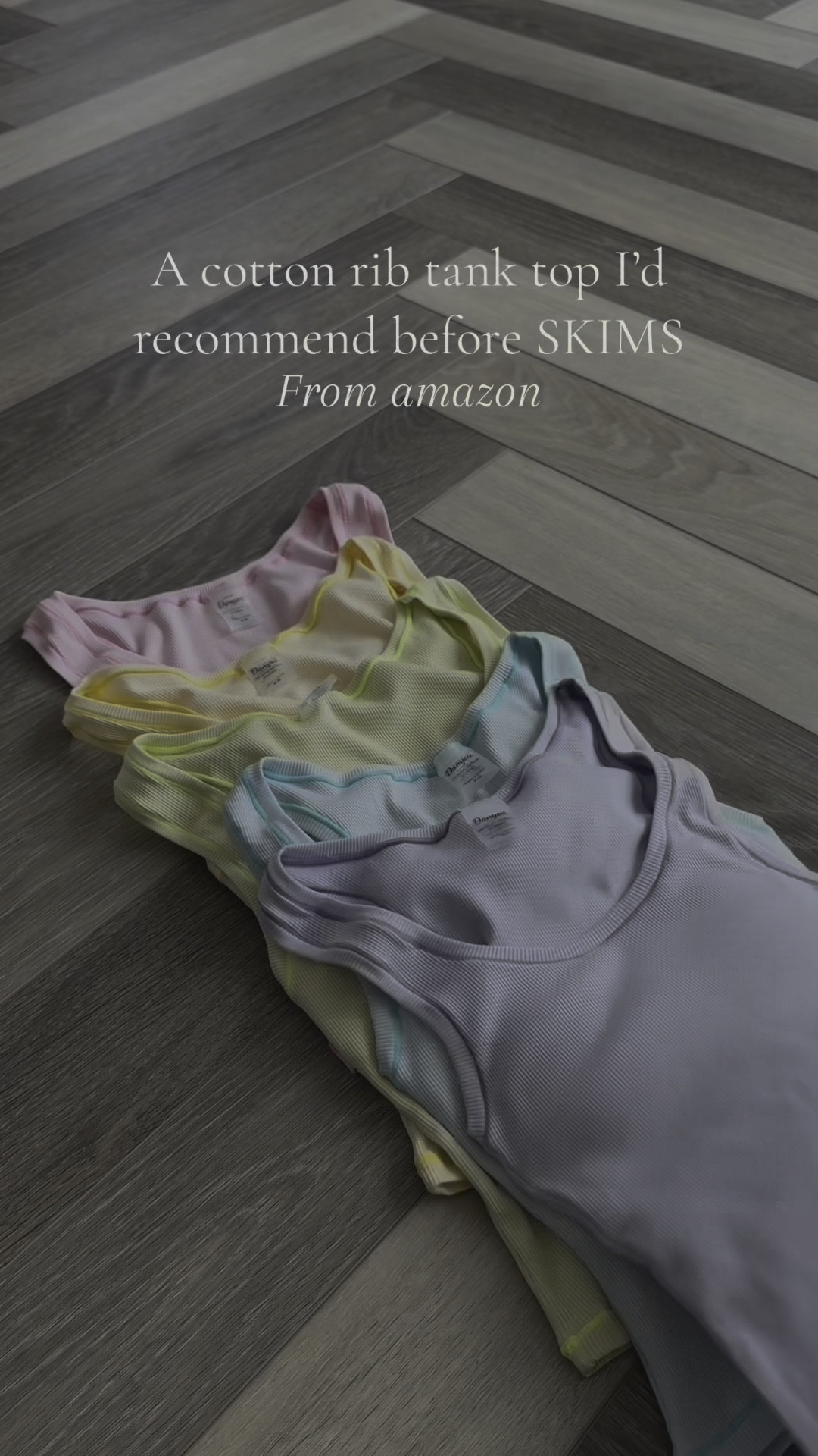 The perfect basic tank 🫶🏻 I get so many messages asking about the Skims tank I wear in a lot of my videos, but since then I have stumbled across an even BETTER ribbed tank top! It's better for many reasons... Firstly, it's only $14 versus Skims" $38 tank top... Secondly, it has a built-in bra WITH removable pads!! 🤌🏼🙌🏼AND lastly it comes in the cutest color options! oh! and it's NOT see-through 👏🏼my skims tank is severely see through!!! Amazon FTW🌈

Skims, skims cotton rib tank, skims tank top, skims girl,Amazon fashion, Amazon tank top, tank tops, best tank tops, summer fashion, summer fashion finds, summer tank tops, cami, Amazon tank, affordable fashion, skims try on, skims review, skims Amazon, lounge tank

#LTKStyleTip #LTKVideo #LTKActive