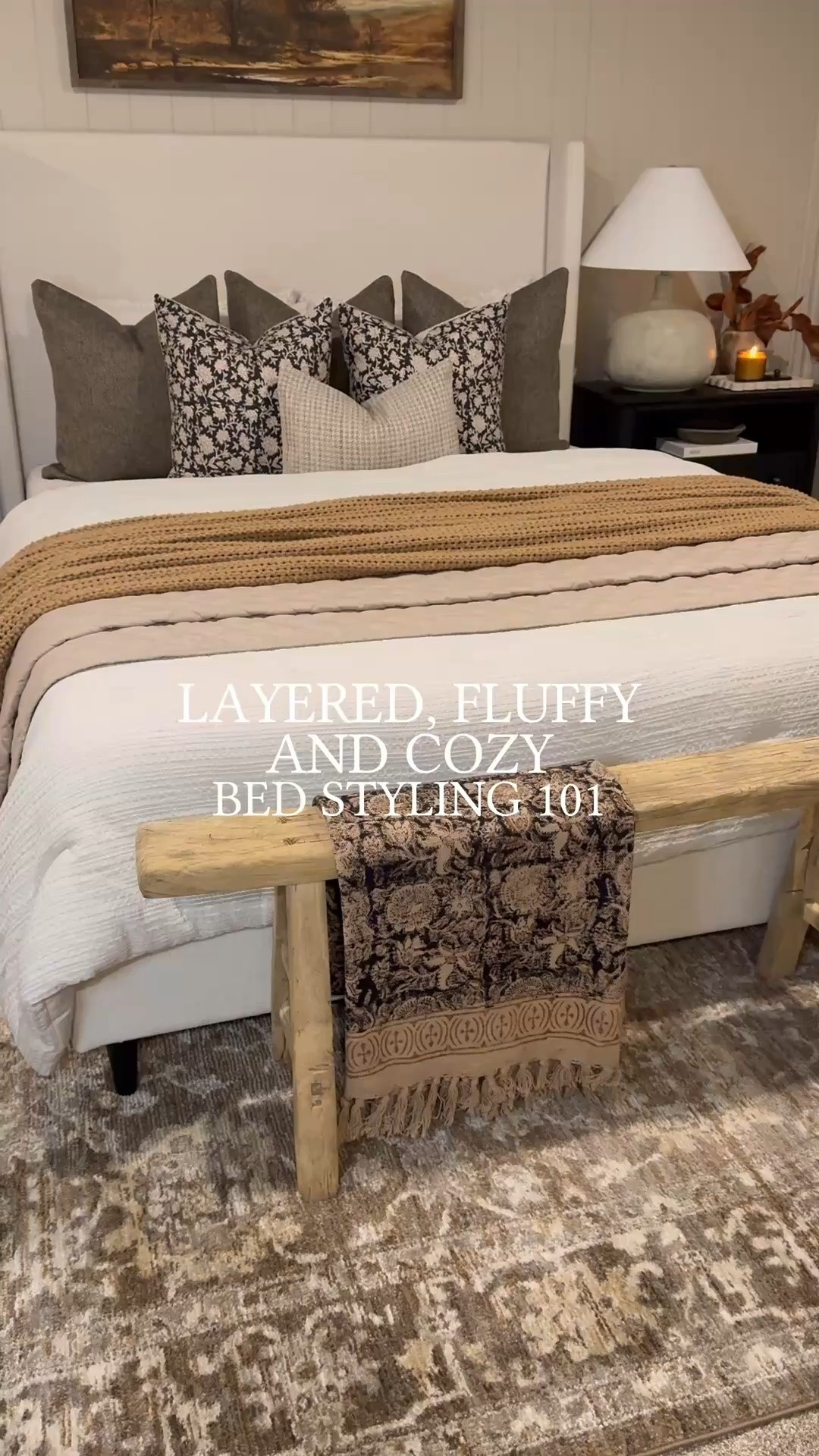Cozy, High-Quality Bedding You’ll Love 🤍

Follow @farmtotablecreations on Instagram for more cozy home styling finds!

‼️Use code KELLY for 50% off SITEWIDE on all Linens & Hutch bedding & use code FARMTOTABLE for 15% off artwork.‼️

Romantic Vines 4 Piece Long Staple Cotton Sheet Set  
Size: Queen
Color: Eucalyptus

Waffle Textured Down Alternative Comforter Set
Size: Queen
Color: Dune

3 Piece Diamond Stitch Quilted Coverlet Set
Size: Queen
Color: Latte

Padded Mattress Protector
Size: Queen
Color: N/A

Gel Fiber Pillow (2 Pack)
Size: Queen
Color: N/A

Jersey Knit Pillow Protector (2 Pack)
Size: Queen
Color: N/A

Birzer Queen Bed
Size: Queen
Color: Ivory Canvas

Artwork: Size 14x42 Briarsmoke Stain. 

Pillow Combo:
3-Almond Jumper 22”
2-Black Floral 20”
1-Shepherd’s Check 14x20
Size up on insert for square pillows  

Wall Color: Accessible Beige by SW

#guestbedroom #homerenovation #bedroomrefresh #homeupdate #ceilings #bedroomdecor #homeimprovement #beforeandafter #bedroommakeover #bedding #bedroomdecor #cozyhome #beddinggoals #affordablehomefinds #bedroomstyle #upholsteredbed #nightstands #amazonbedroom #bedroomfurniture

#LTKHome #LTKSaleAlert #LTKSeasonal