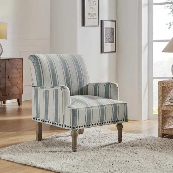 Arching Upholstered Armchair | Wayfair North America