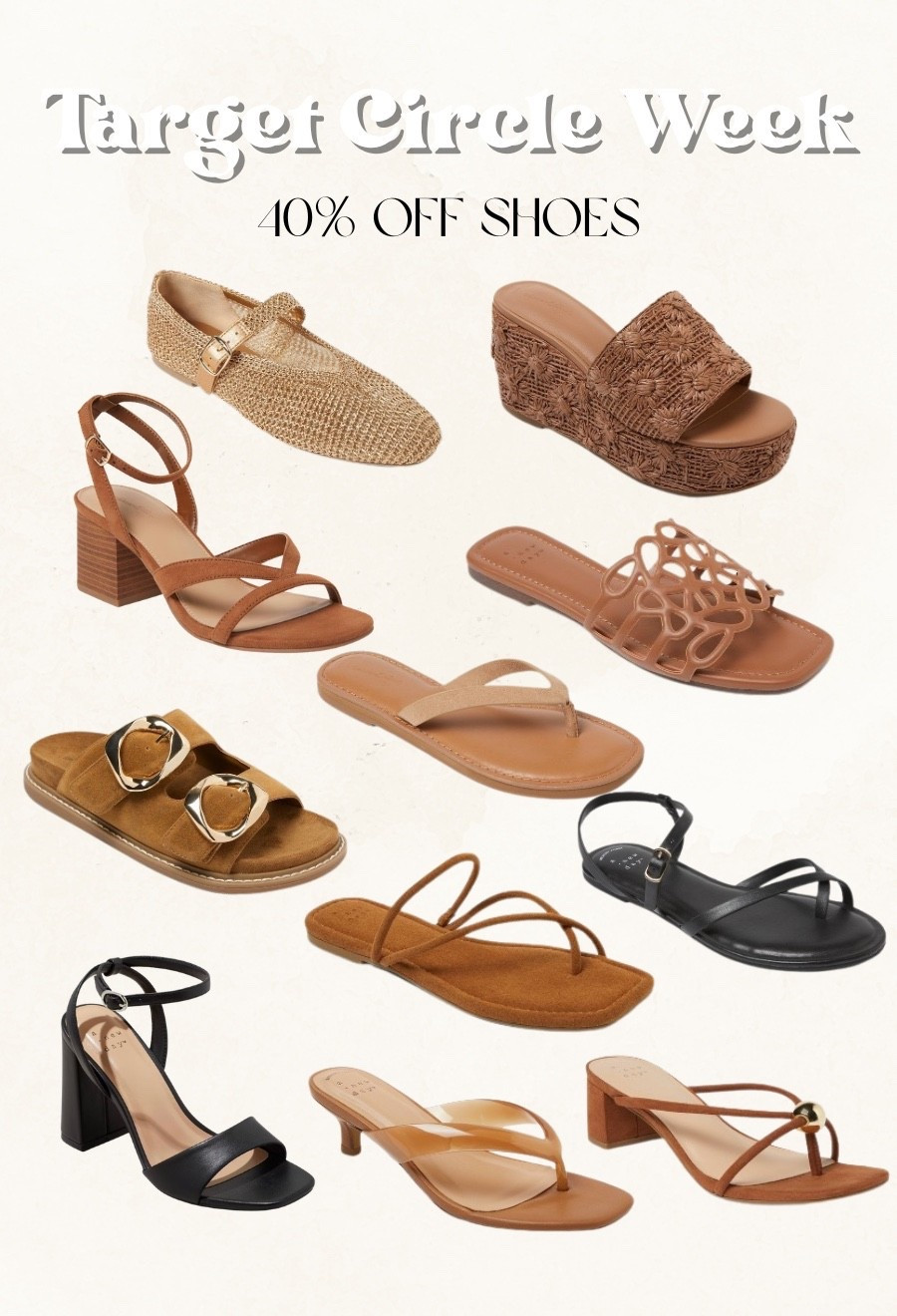 Target Circle week 40% off shoes today only 🙌🏻🙌🏻

#LTKSaleAlert #LTKSeasonal