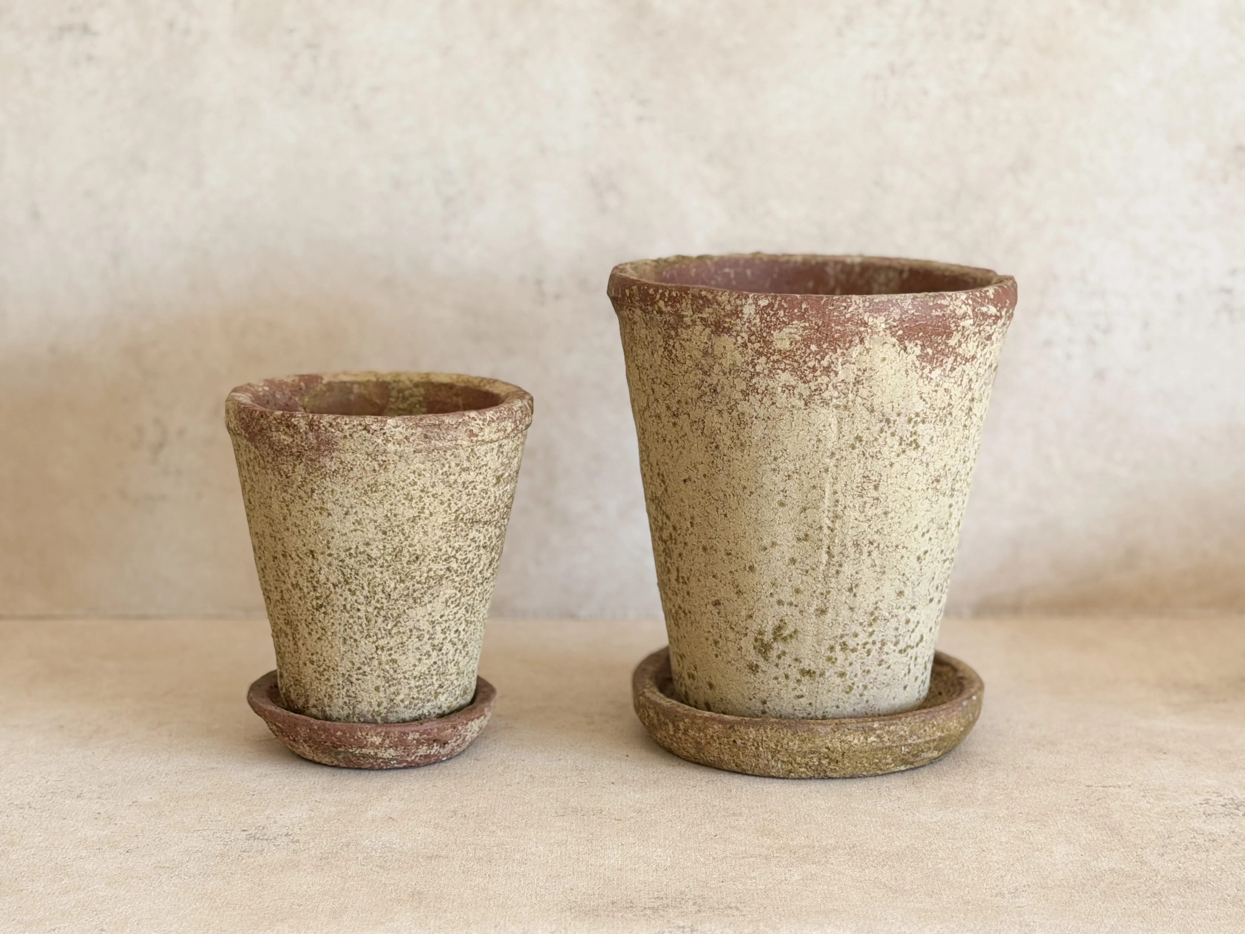 Aged Terracotta Planters | Cottage and Key