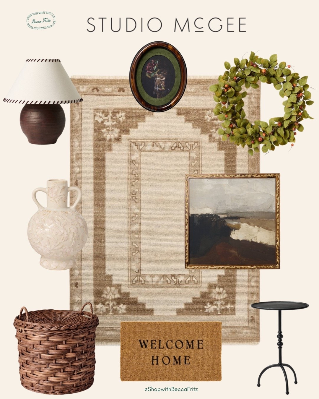 🚨STOP. SCROLL.🚨 Studio McGee’s Early Fall Collection just dropped at Target and it’s giving designer vibes on a Target budget. 😍 I’m talking cozy rugs, moody art, vintage touches and yes, pieces are already flying! 🏃‍♀️💨
Find it all linked below! 
#LTKhome #FallDrop #TargetFinds #StudioMcGeeStyle #HomeGoals #NeutralVibesOnly #LTKSaleAlert #ShopWithBeccaFritz

#LTKFindsUnder50 #LTKSeasonal #LTKHome
