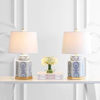 SAFAVIEH Lighting 23-inch Bodin LED Table Lamp (Set of 2) - 14"x14"x23" | Bed Bath & Beyond