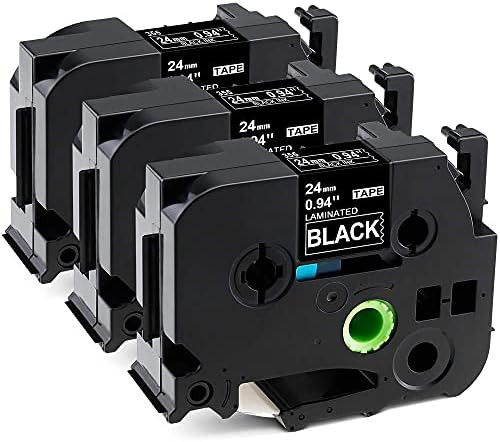 Label KINGDOM Compatible Label Tape Replacement for Ptouch TZe-355 TZe355 TZ355 TZ-355, 24mm x 8m, 0 | Amazon (US)