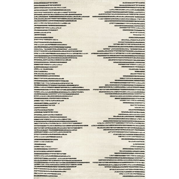 nuLOOM Creek Diamond Pinstripes Area Rug, 6' 7" x 9', Gray | Walmart (US)