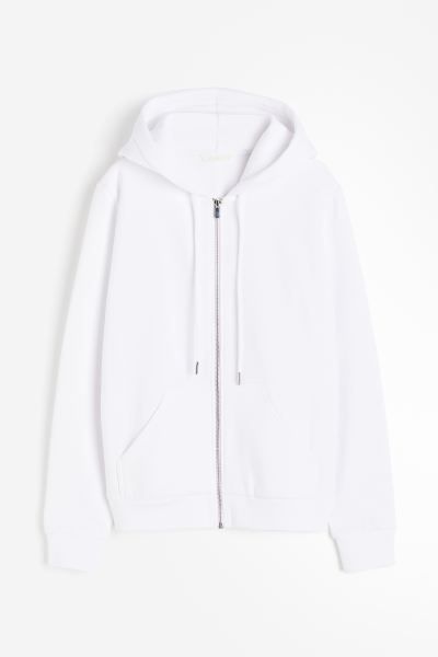 Hooded Jacket - White - Ladies | H&M US | H&M (US + CA)