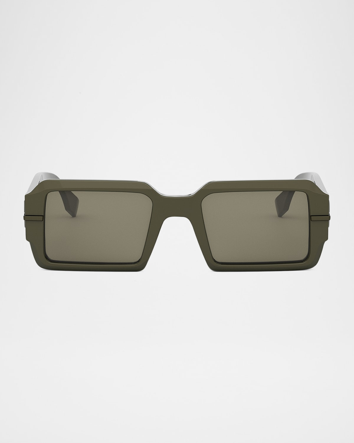 Men & apos;s Fendigraphy Acetate Rectangle Sunglasses | Neiman Marcus