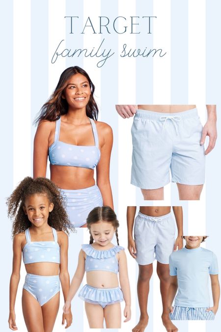 beautiful baby blue swim for the entire family 🩵 25% off now through Monday! 

#LTKkids #LTKfamily #LTKSeasonal